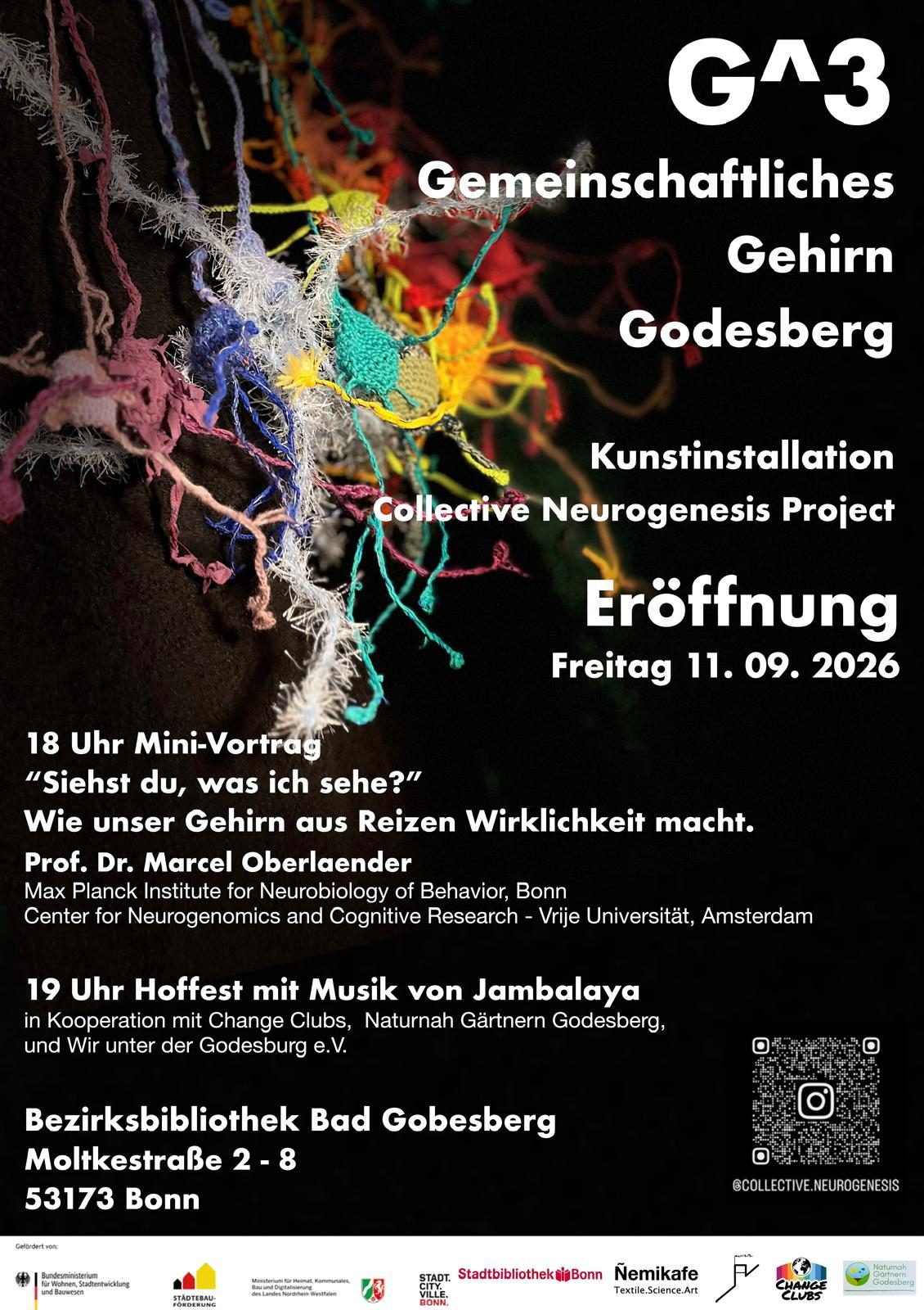 G^3: Eröffnung Gemeinschaftliches Gehirn Godesberg